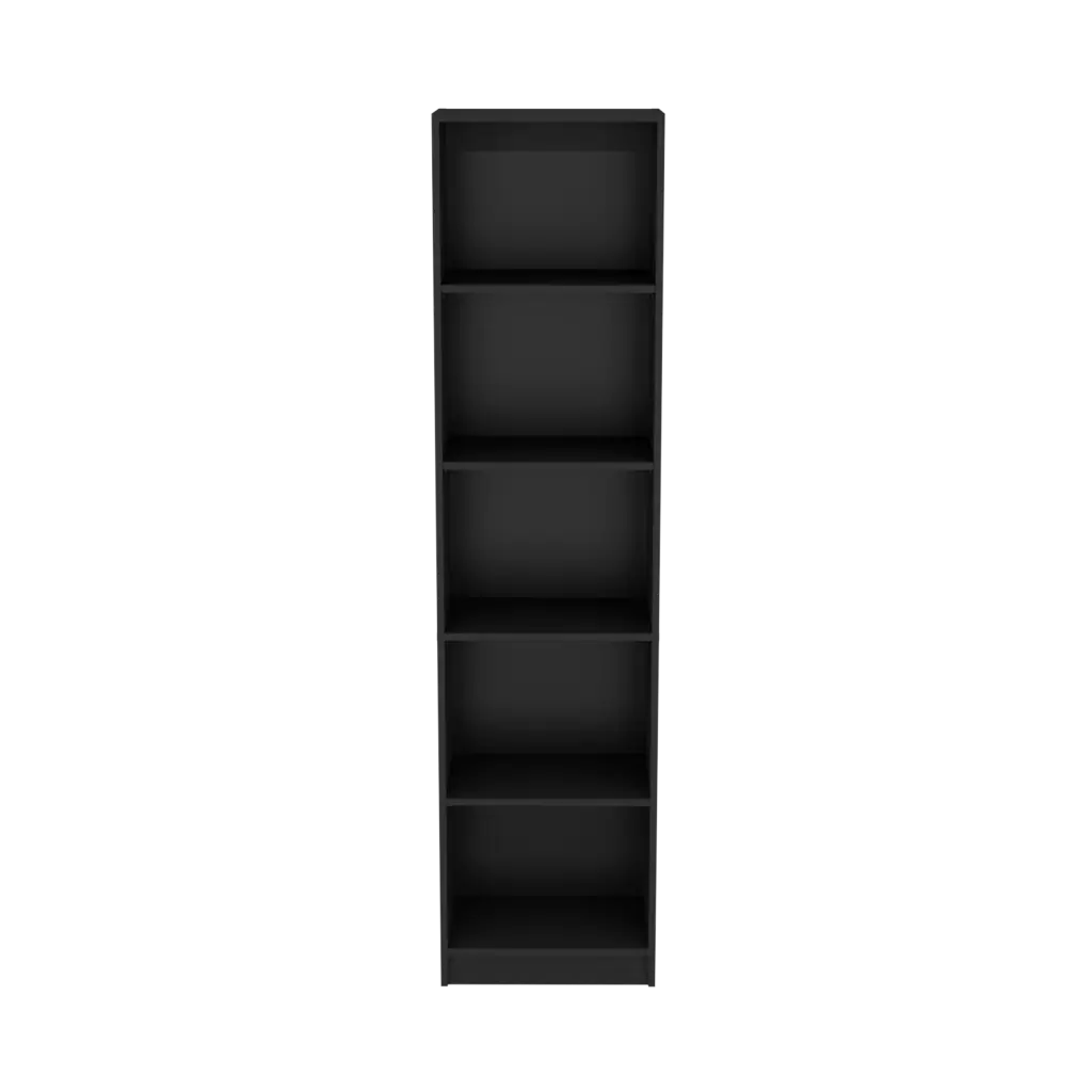 Bookcase Xs Benzoni Stationery Black Black Particle Board Engineered Wood treevol furniture