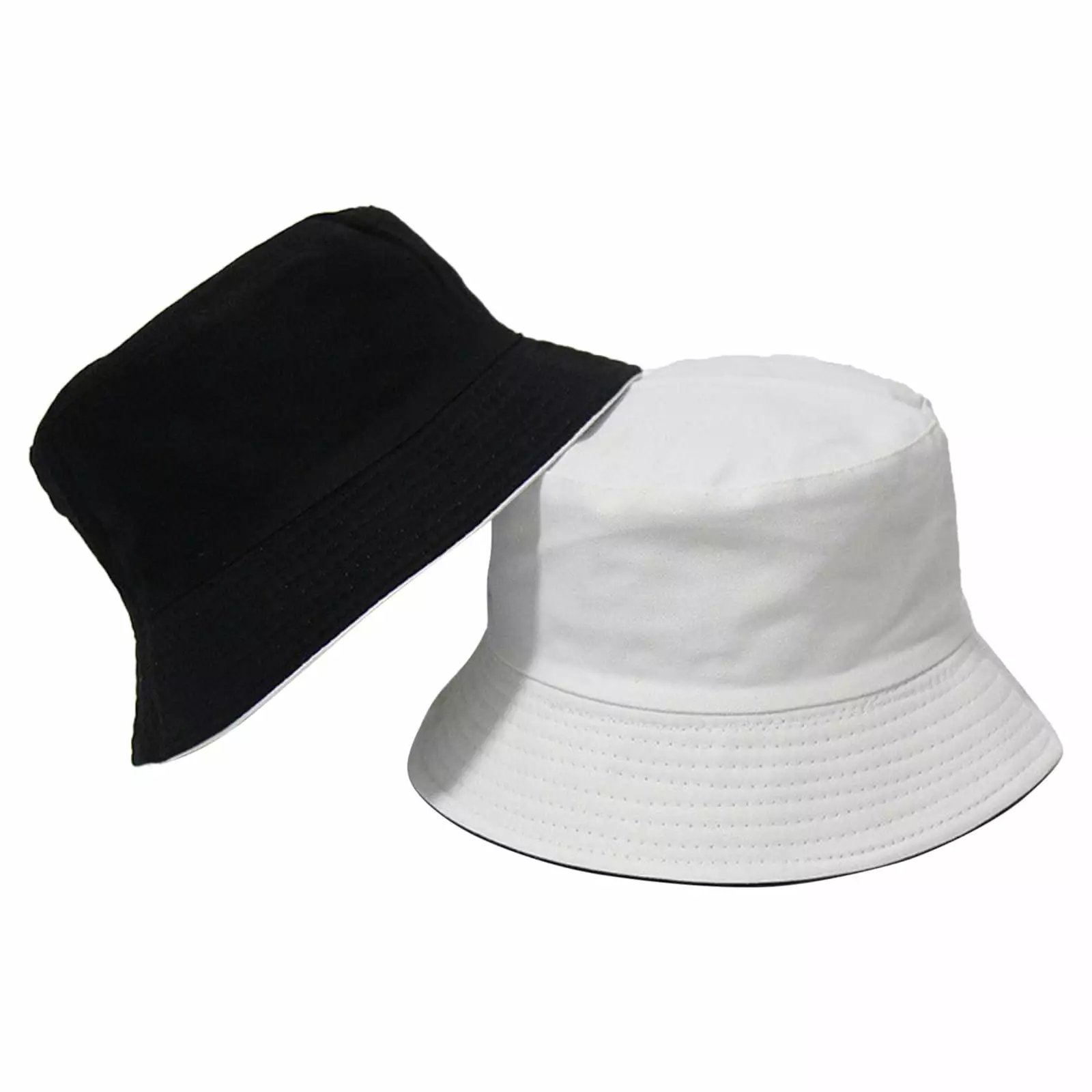 USYFAKGH Foldable Pure Color Fisherman Hat Sun Hat Bucket Cap Reversible Men and Women Summer Hiking