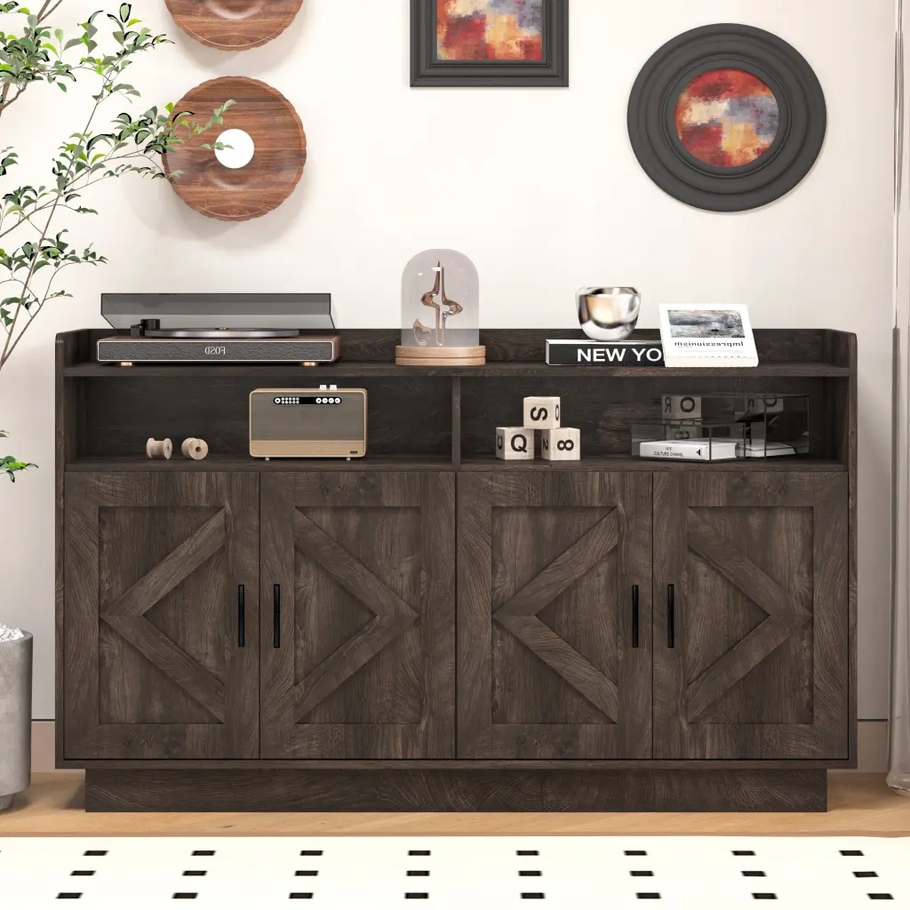 Dresser Cabinet, Bar Cabinet, Buffet Sideboard Storage Cabinet Buffet Serving jxy furniture