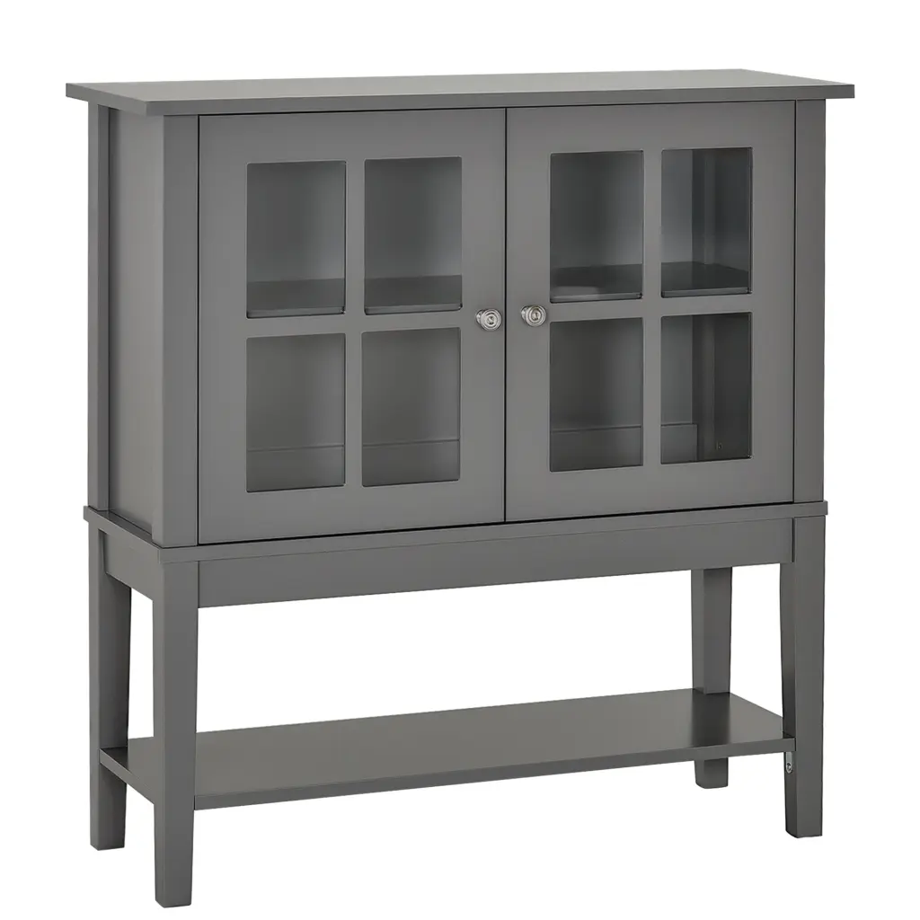 Coffee Bar Cabinet Modern Sideboard Buffet Cabinet Kitchen Cabinet aosom business