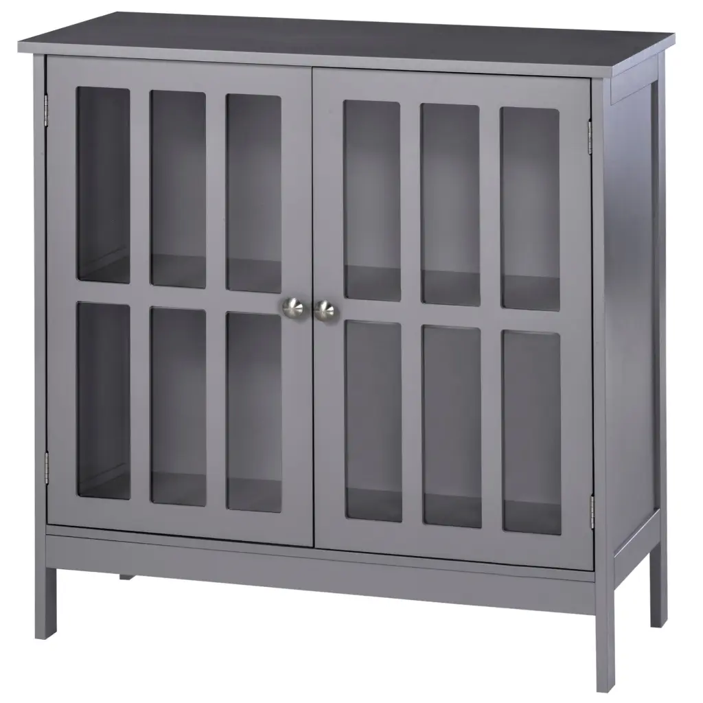 Kleankin Sideboard Buffet Storage Cabinet 2 Doors Credenza Dining Room aosom business