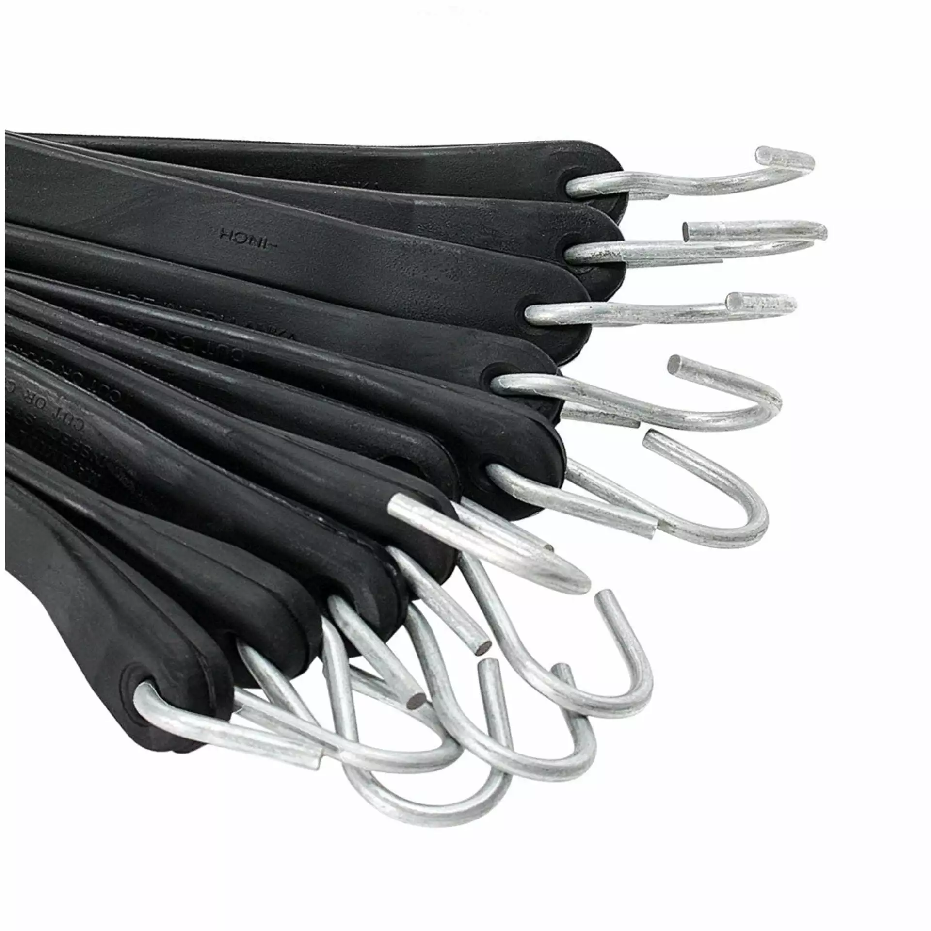 DC Cargo Mall 50-Pack 31 Inches Long Natural Rubber Tarp Strap Bungee Cord - Elastic Cords Securing Tarps and Covers 21