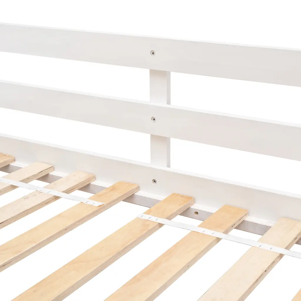 Twin Over Twin House Bunk Bed Roof Window, Window Box, and Door inspirit