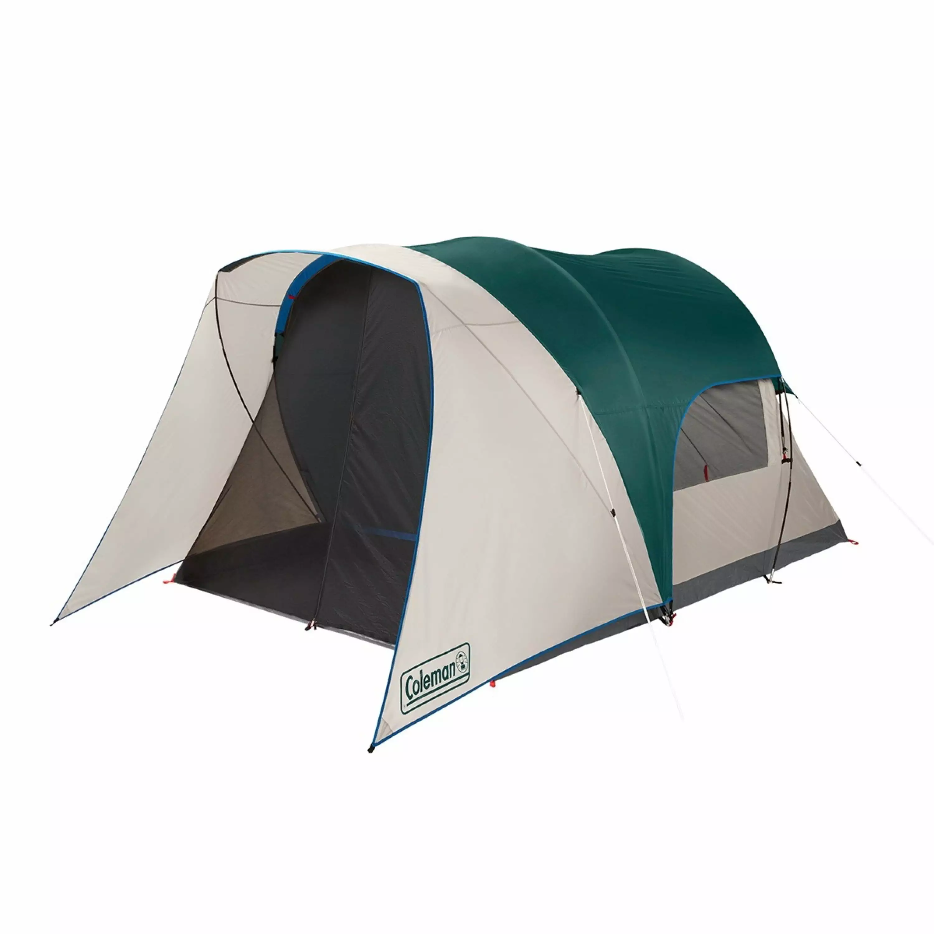 Coleman 4 Person Cabin Tent Screened Porch and 2 Rooms Green 4