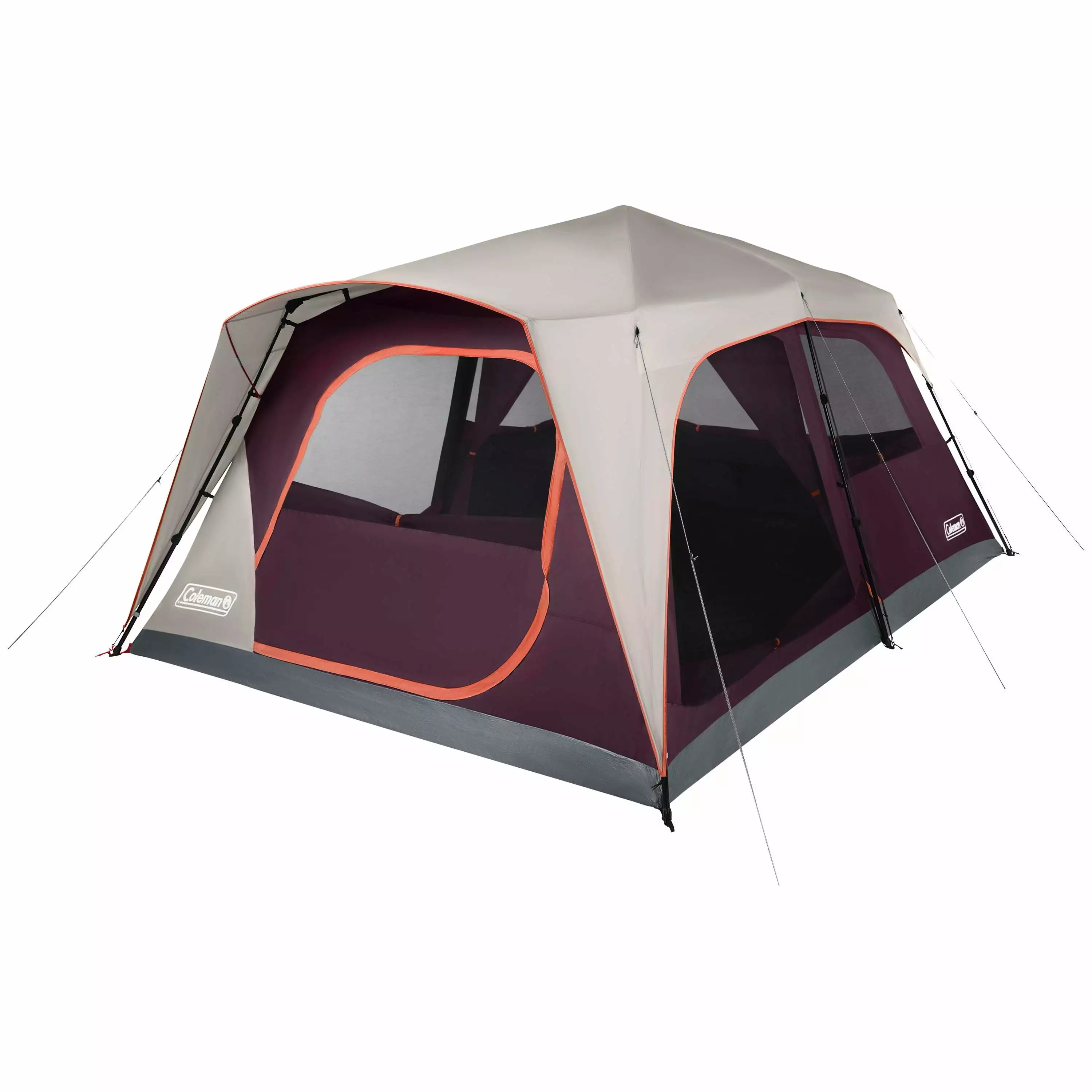 Coleman Skylodge 12-Person Instant Camping Tent Blackberry Large Family Tent 10