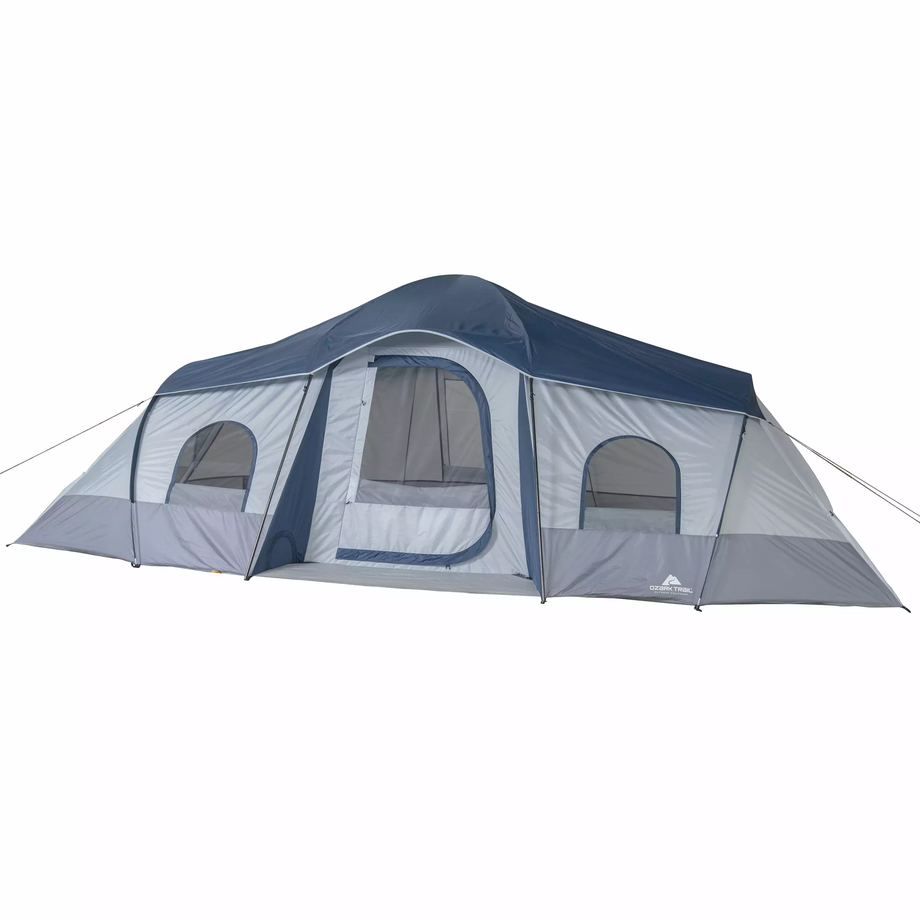 Ozark Trail 10-Person Cabin Tent 3 Entrances Family Camping