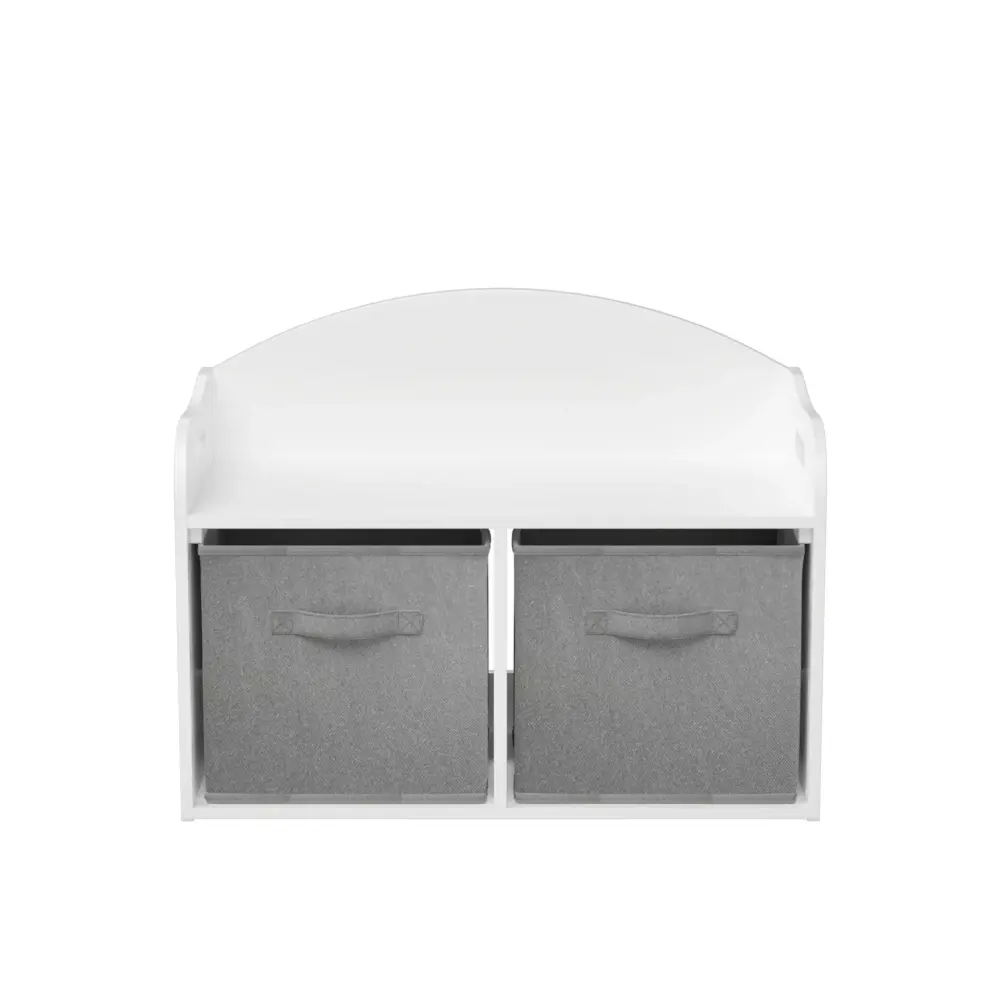 Toy Box Bench Collapsible Drawers, Storage Cabinet Organizer - Ivory Bedrooms