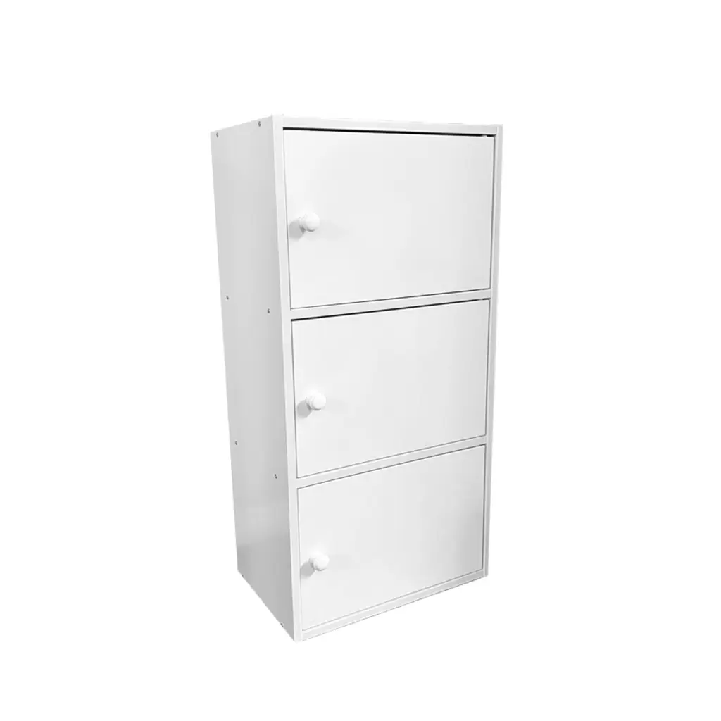 Three Door Storage Utility Cabinet Entryway Living Room Garage id international- inc.