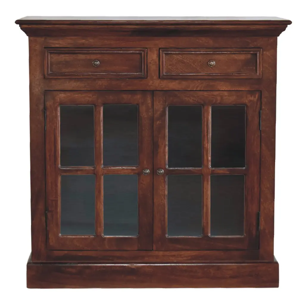 Cherry Glazed Cabinet Cherry Solid Timber Storage Furniture artisan furniture