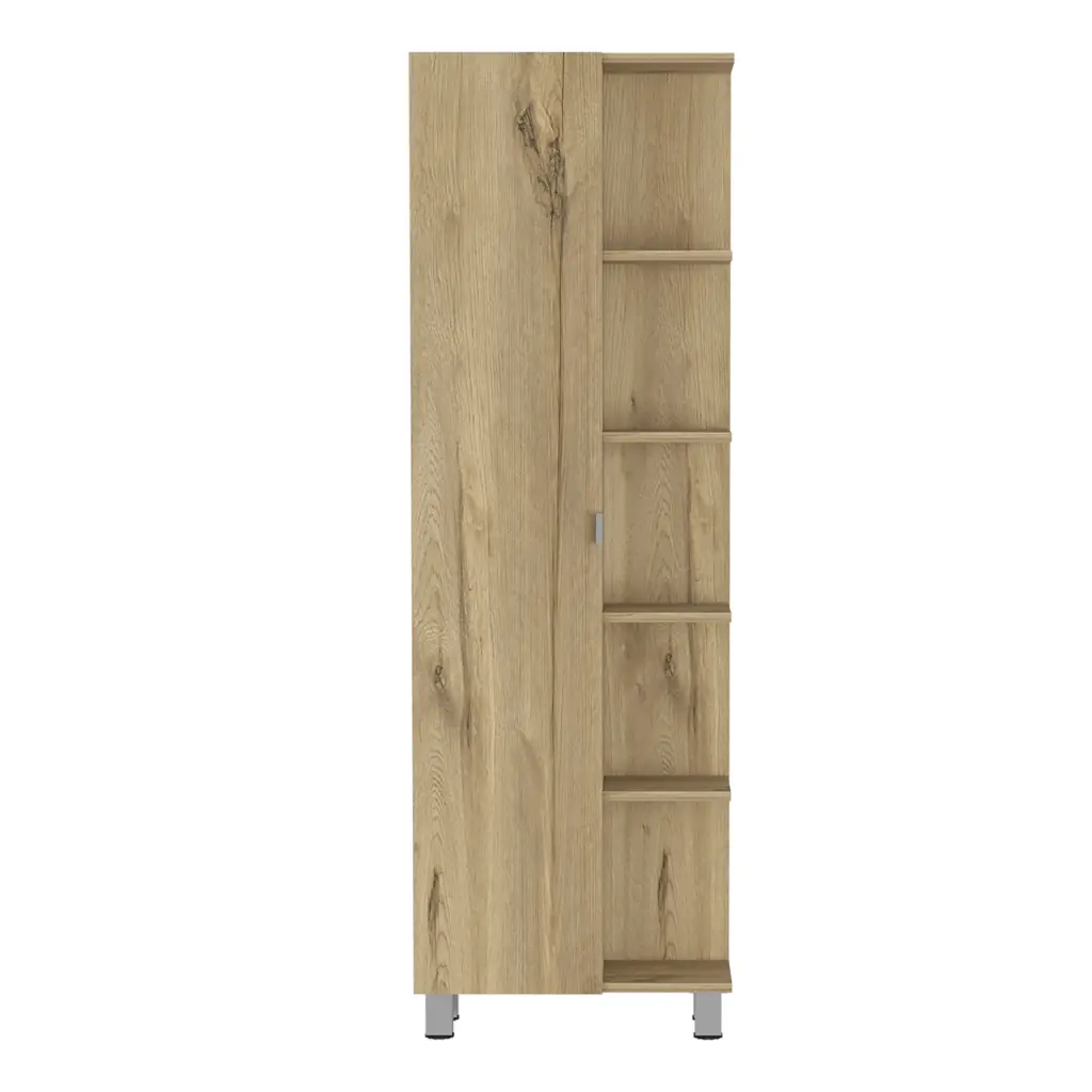 Los Angeles Linen Cabinet Five Shelves One Cabinet Beige Divisions rta mubles colombia