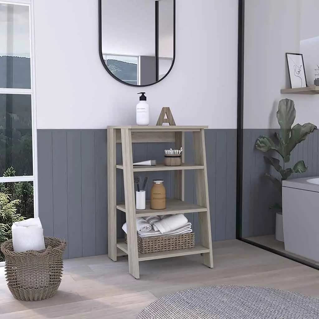 St. Clair Linen Cabinet Two Indoor Shelves and Two Open Shelves tuhome