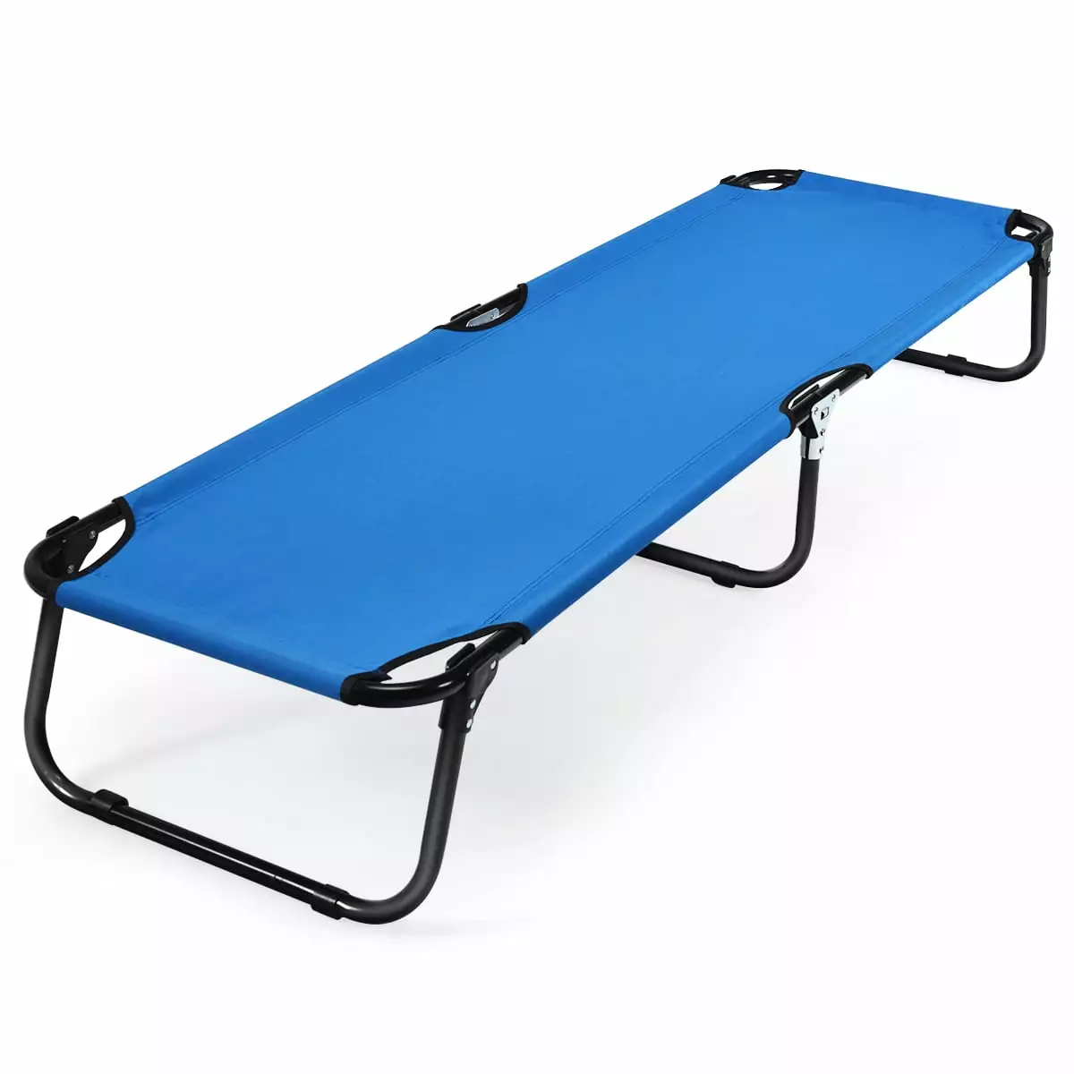 Topbuy Outdoor Camping Cot Folding Camping Bed Sleeping Bed Kids and Adults