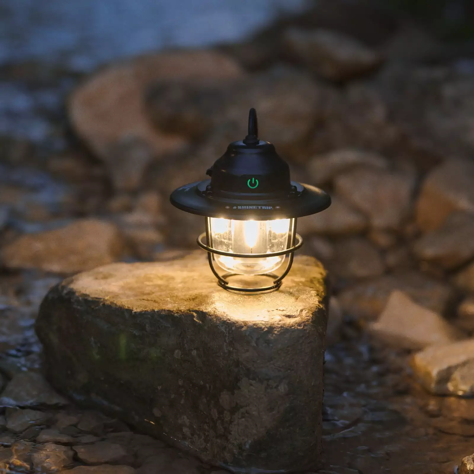 Blateno Outdoor Vintage Pendant Lighting Rechargeable Camping Tent Lights Ambient