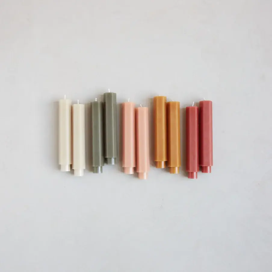 6" Fancy Taper Candles