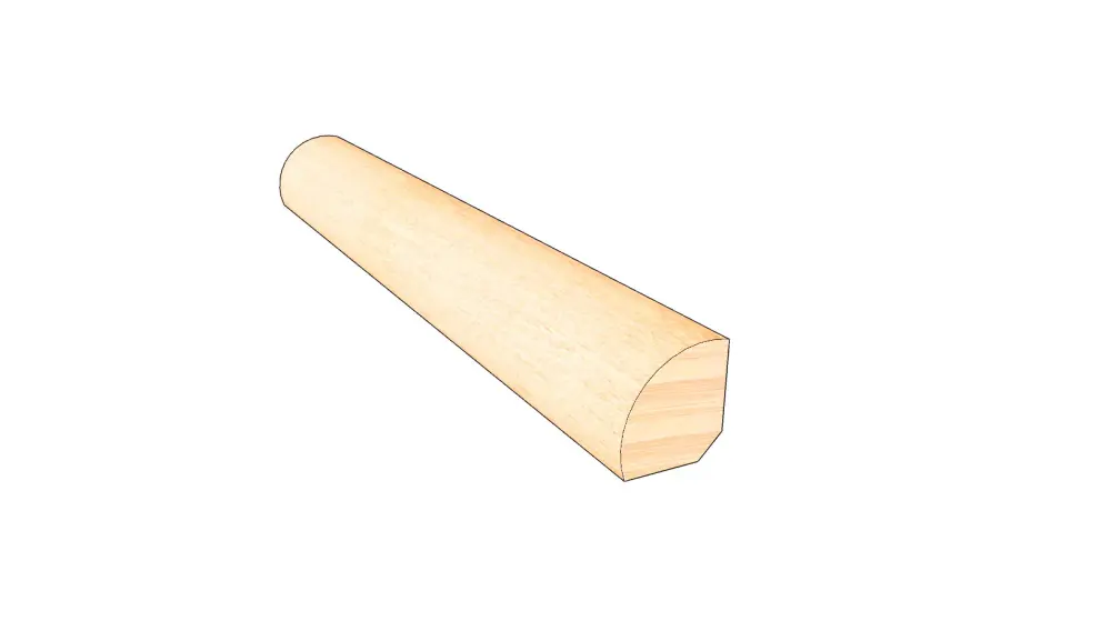 Golden Gate 0.75 . Dense x 0.75 . Width x 78 . Length Quarter Round Hardwood Molding