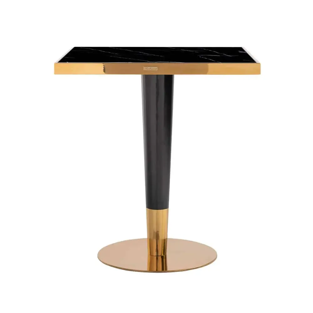Can Roca Square Dining Table 70cm - Ebony
