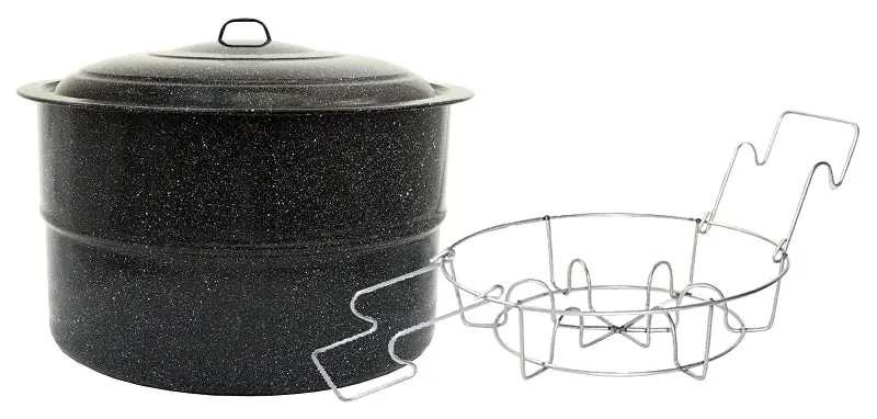 Granite Ware F0709-2 Canner, 33 qt Capacity, Stainless, Porcelain Enamel-Coated