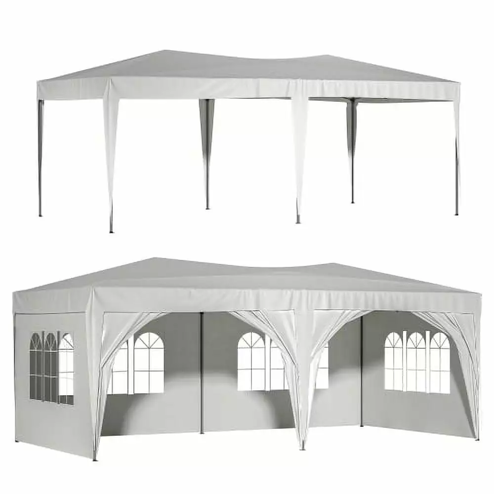 10x20 Portable Pop Up Outdoor Party Wedding Tent Waterproof UVproof Sidewalls
