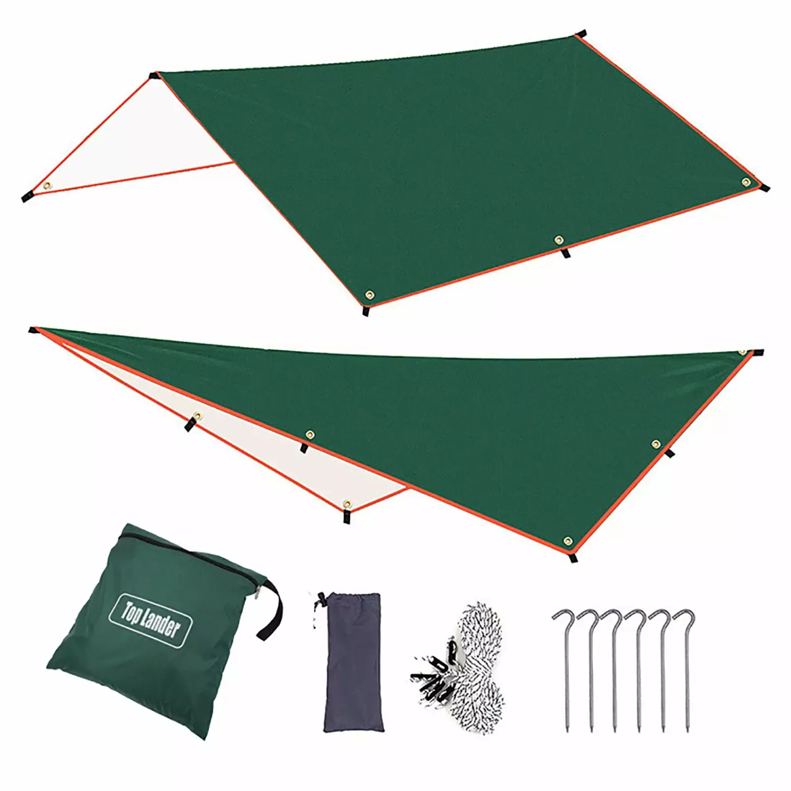 QiwagFerng Rainproof Canopy Tent Outdoor Tent Rainproof And Sunscreen Beach Tent UV Protection 3x3m