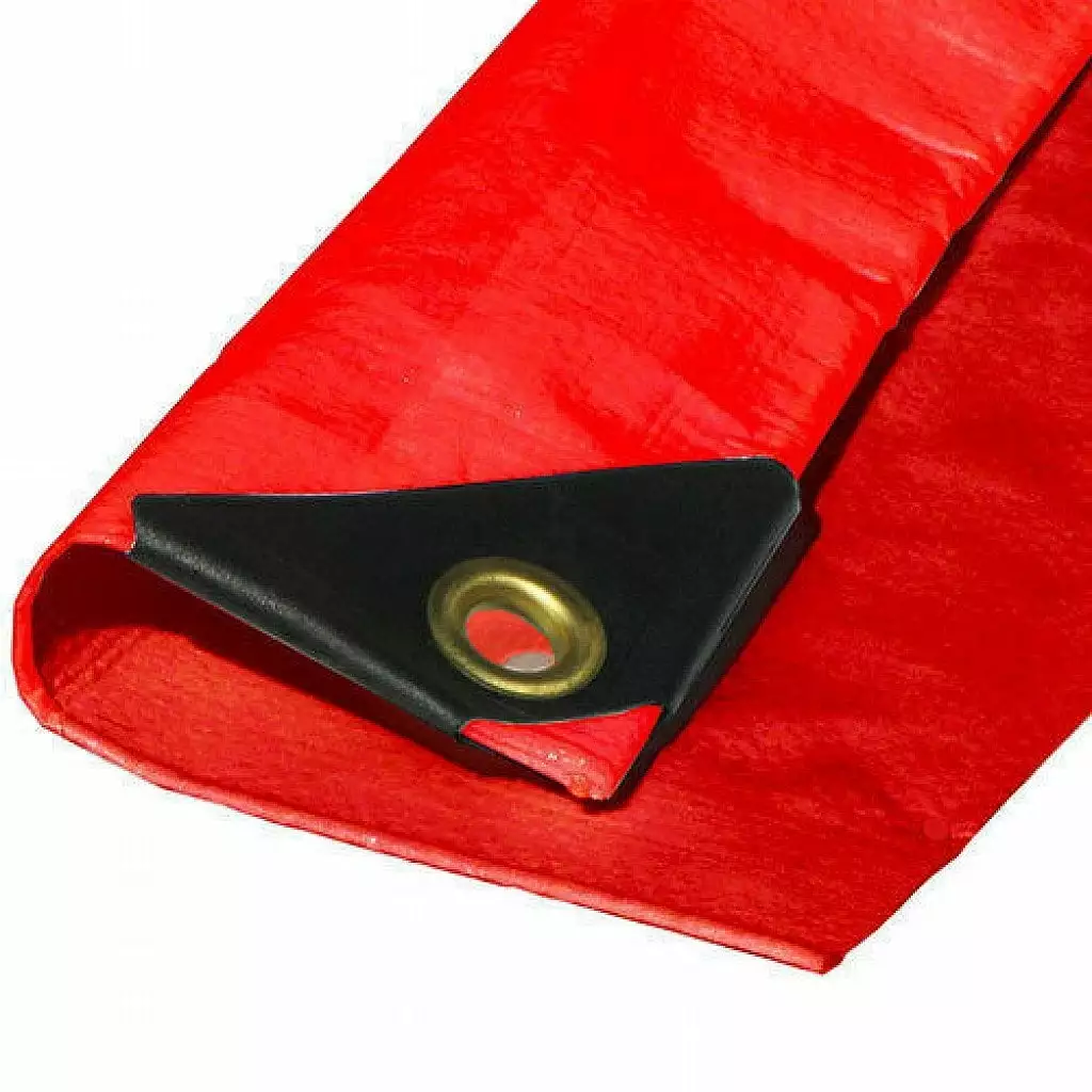 Heavy Duty Red Canopy Top Premium Sun Shade Tarp Outdoor Protection 10