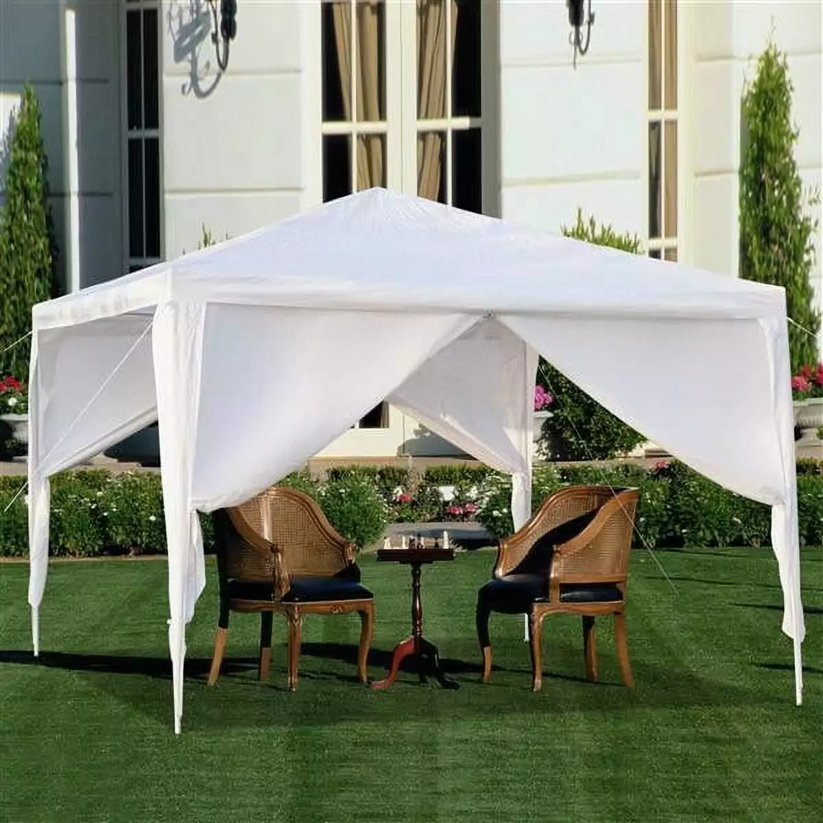 3x3m Heavy Duty Outdoor Canopy Tent Water-Resistant Sun Shade Camping Fishing