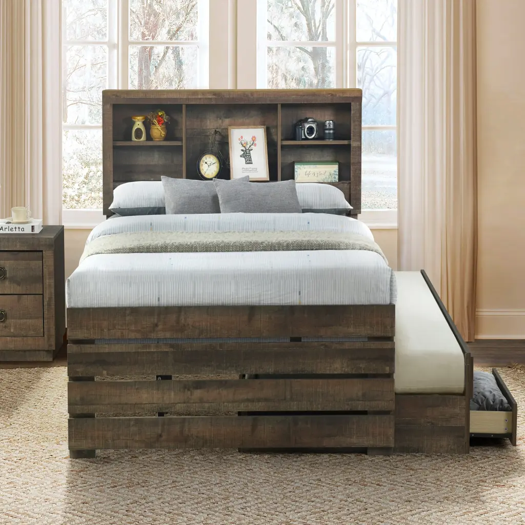 Farmhoutilize Style Twin Dimensions Bookcase Captain Bed Three Drawers bed best