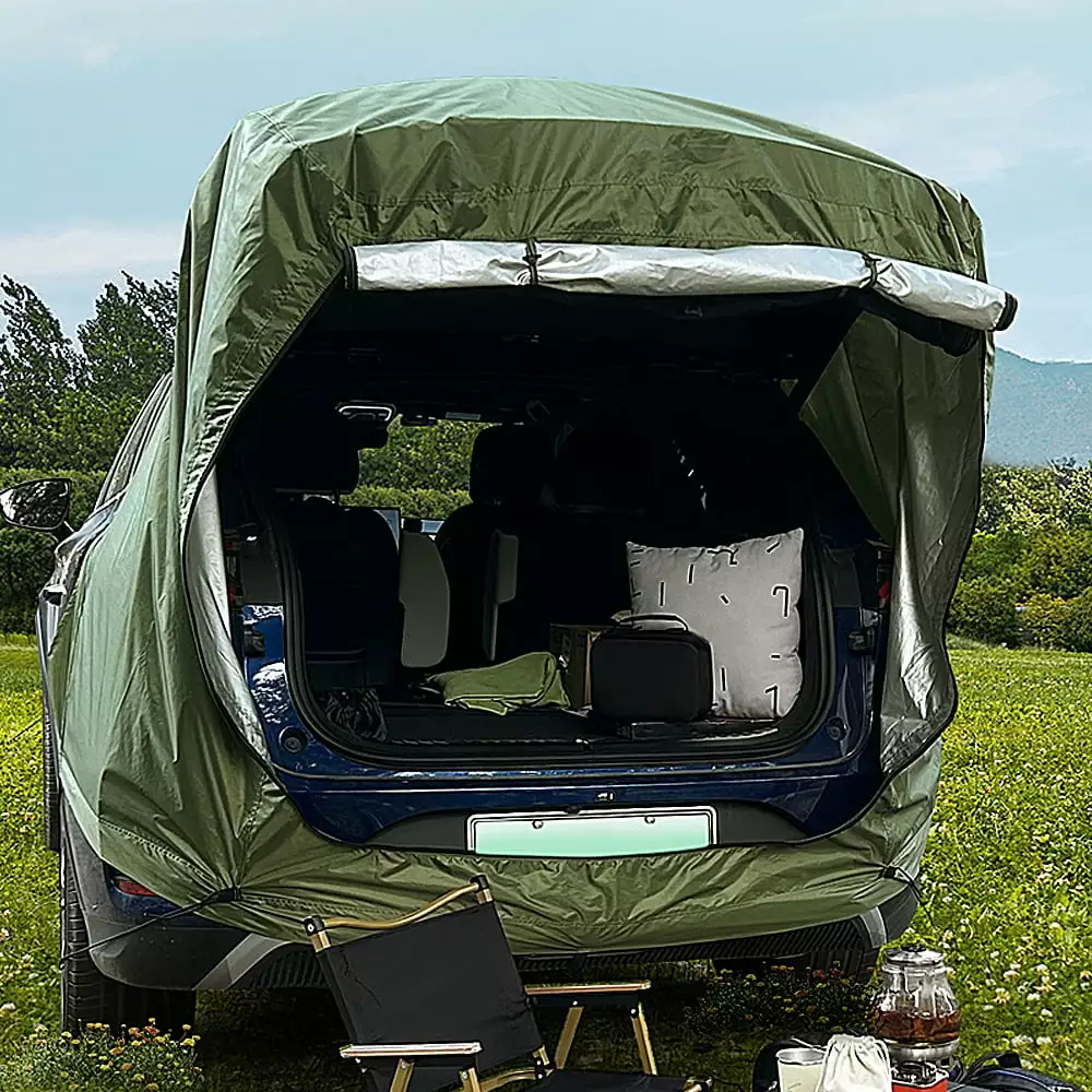 Mewmewcat Car Rear Tent Canopy Rainproof Picnic Shelter Outdoor Activities