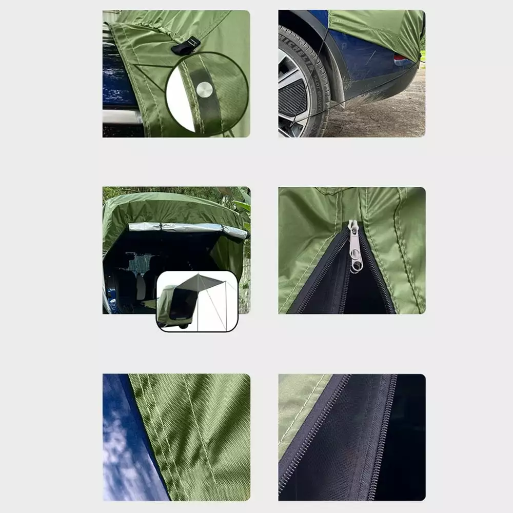 Mewmewcat Car Tent - Rear Picnic Tent Rain-Proof Outdoor Use