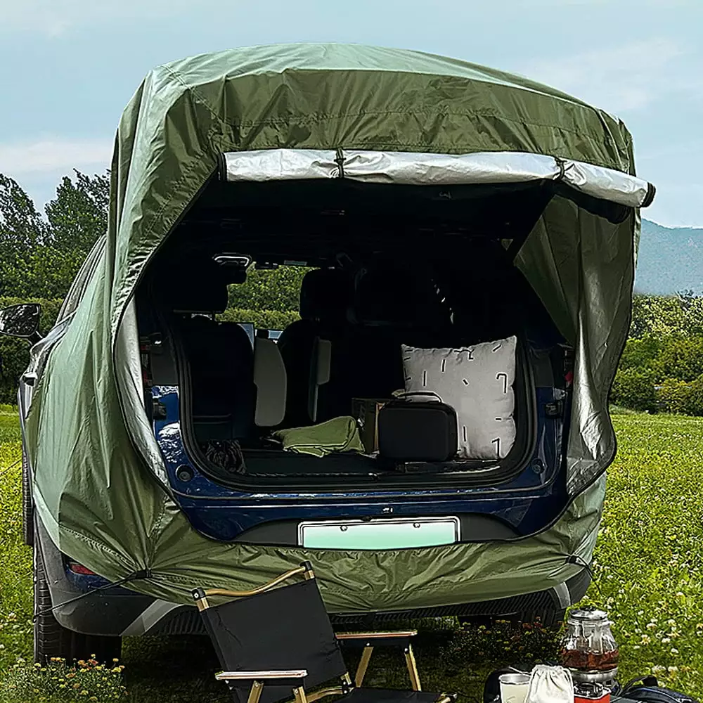 Picnic Car Tent Canopy - Rain-proof Portable Tent Outdoor Camping and Travel