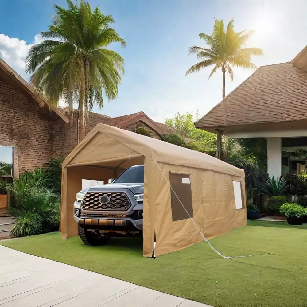 10x20ft Carport Canopy Portable Garage Removable Sidewalls 238120110