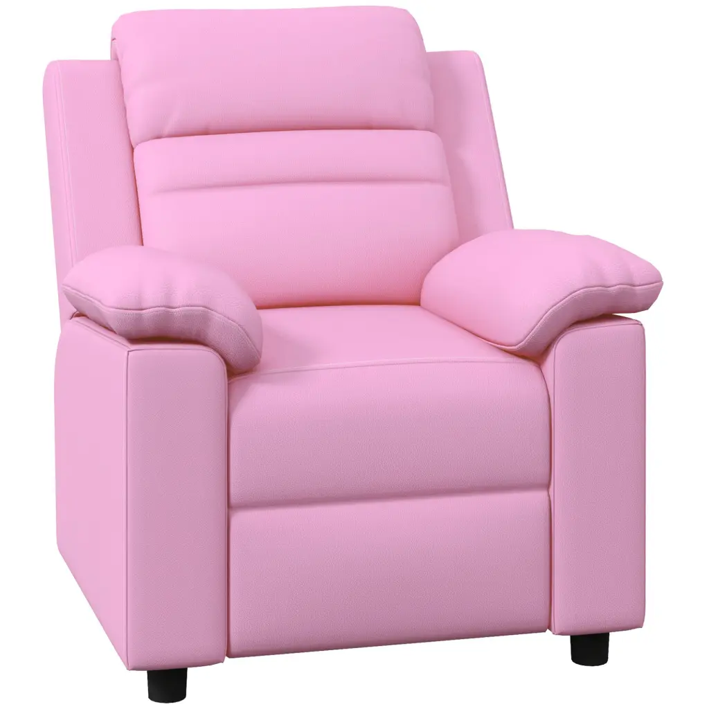 Qaba Kids Recliner Chair Toddler Hide Sofa Lounge Chair Armrests aosom business