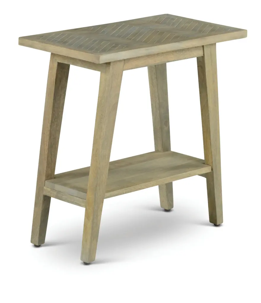 Steve Silver Milani Natural Wood Chairside End Table Steve Silver Company