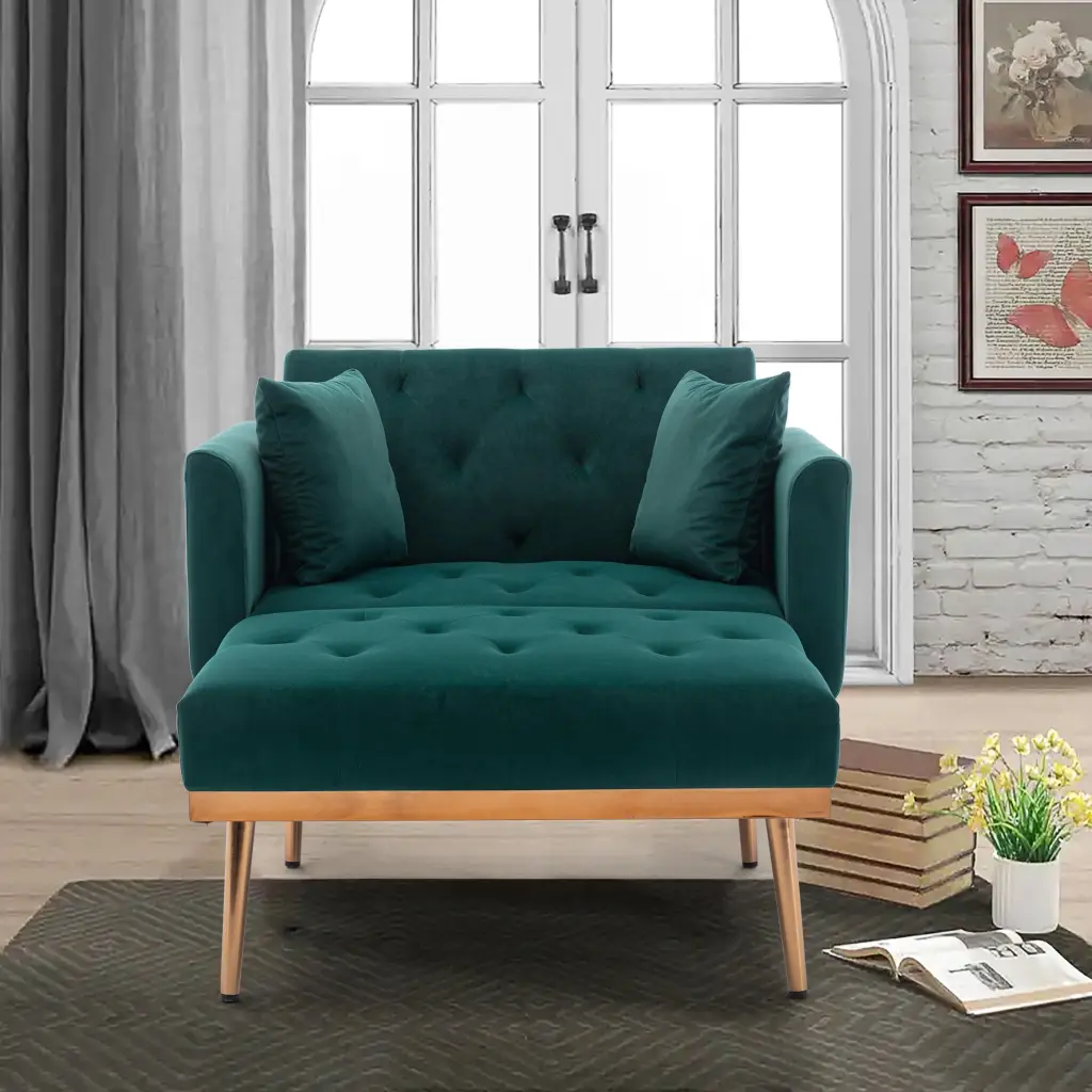 Coolmore Fashionable and Classic Style Chaise Lounge Chair Accent Piece coolmore w-395