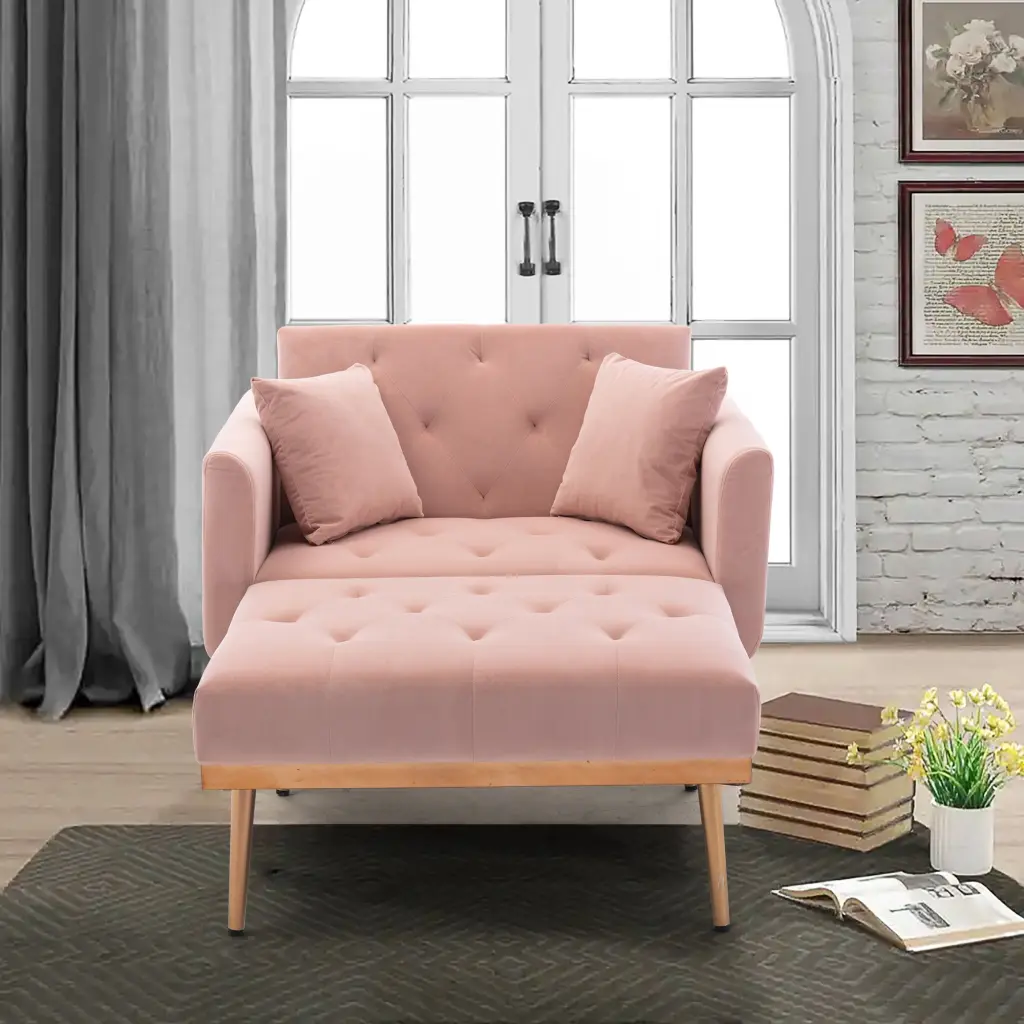 Coolmore Trendy Chaise Lounge Chair Accent Chair Timeless Style coolmore w-395