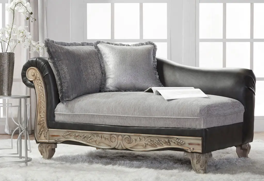 San Marino 2 Tone Material Timberen Frame Chaise Multicolor Primary Living hz