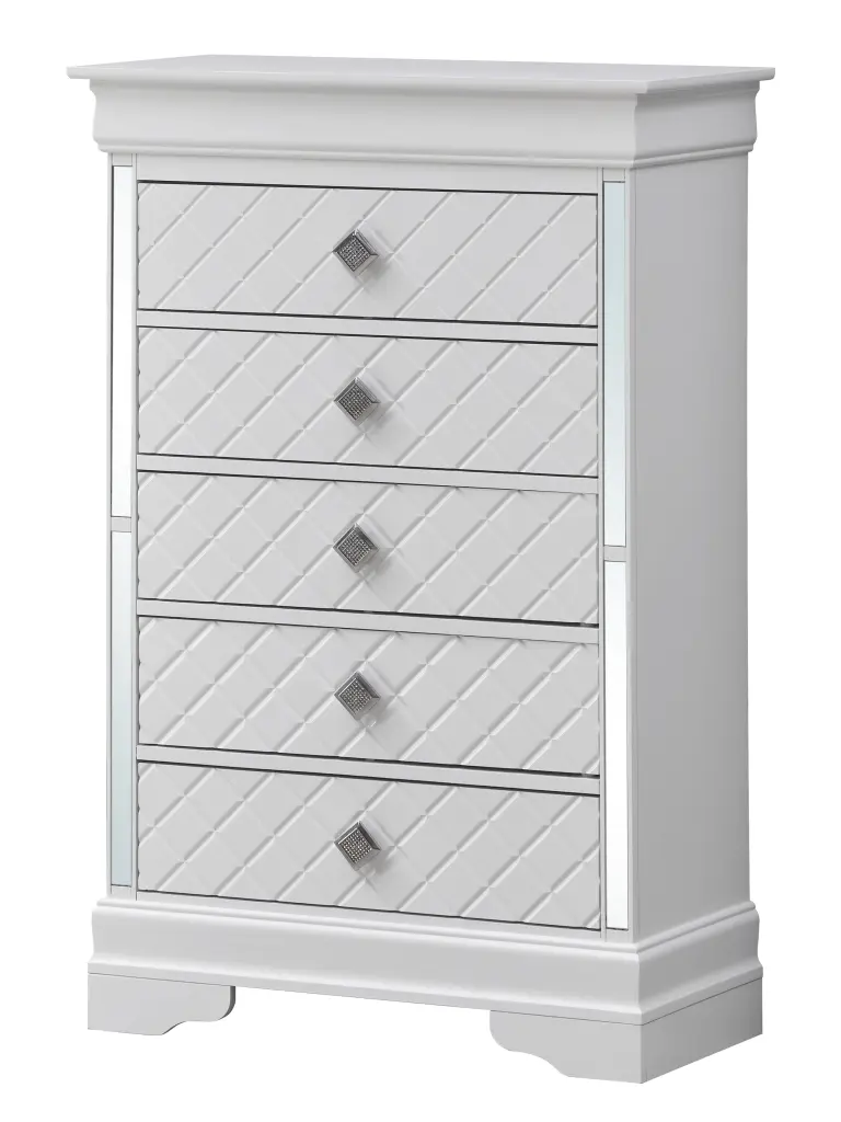 Verona G6790 Chest Silver Champagne Finish Particle Board glory furniture