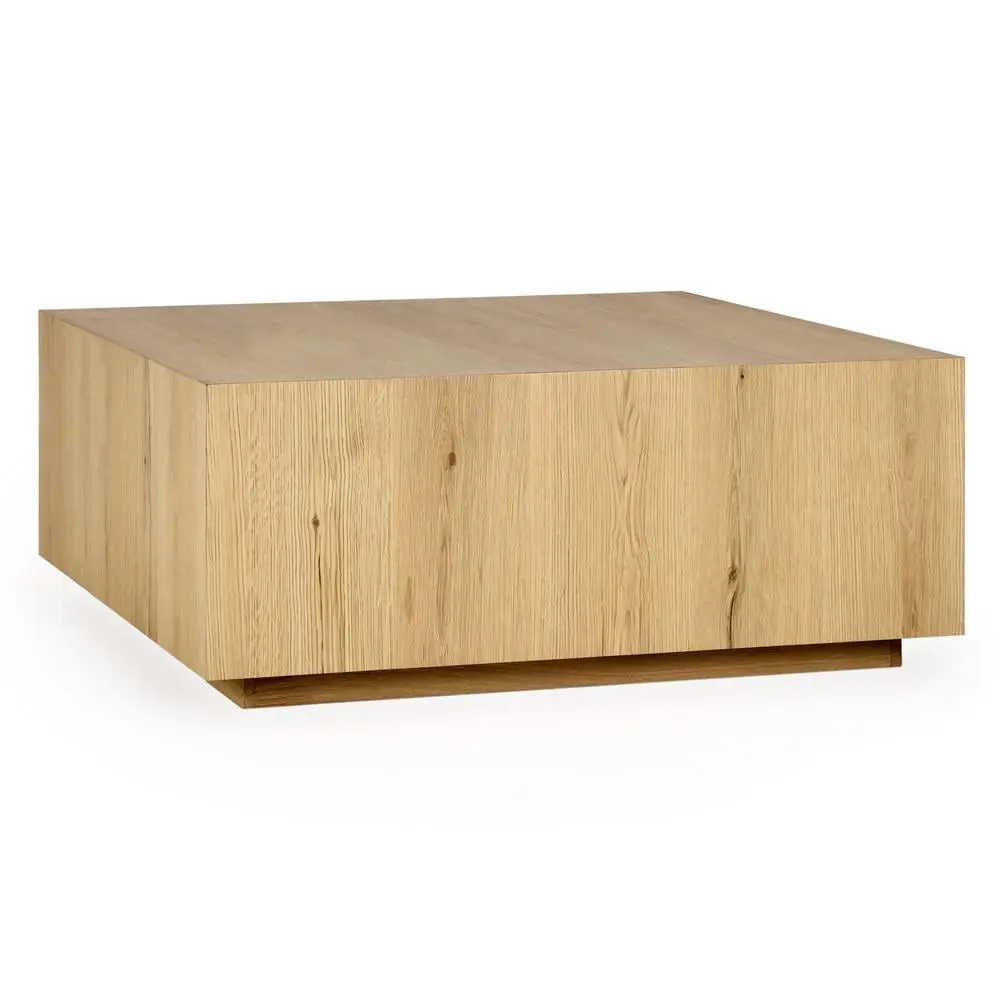 Classic Home Layne 42 Square Coffee Table Natural Finish