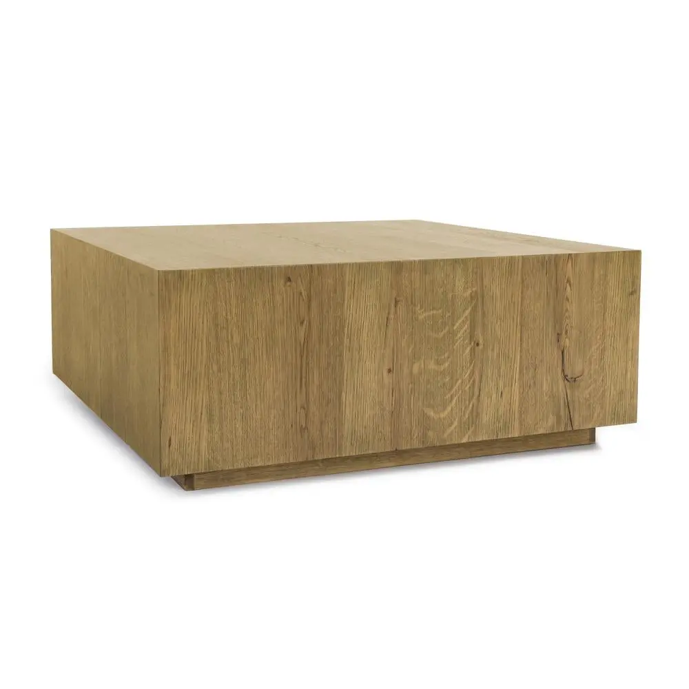 Classic Home Layne 42 Square Coffee Table Light Brown Finish