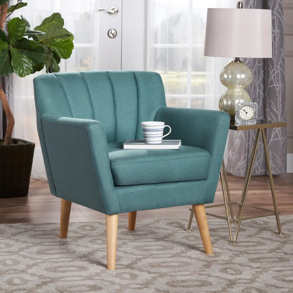 Mid Century Modern Club Chair 28.30" W X 27.60" D X 31.50" H nh-cozy home