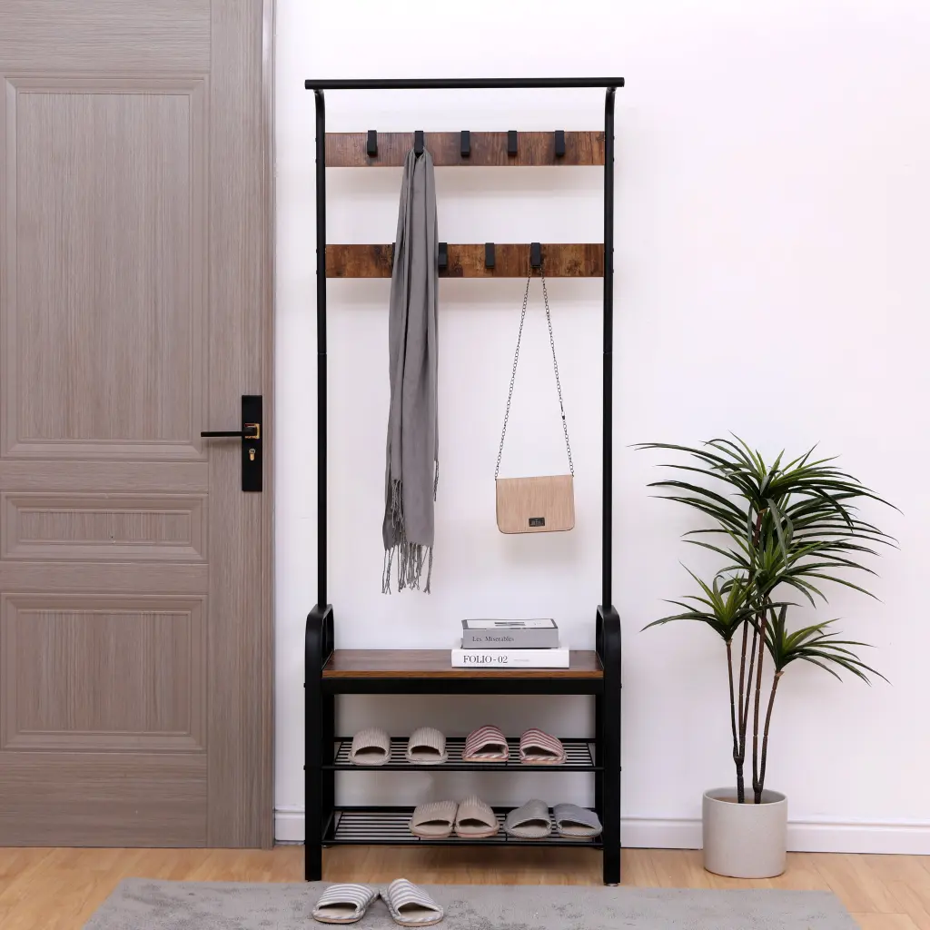 Coat Rack Hall Tree Shoe Bench Entryway Entryway Bench Storage gardenia home furnishings