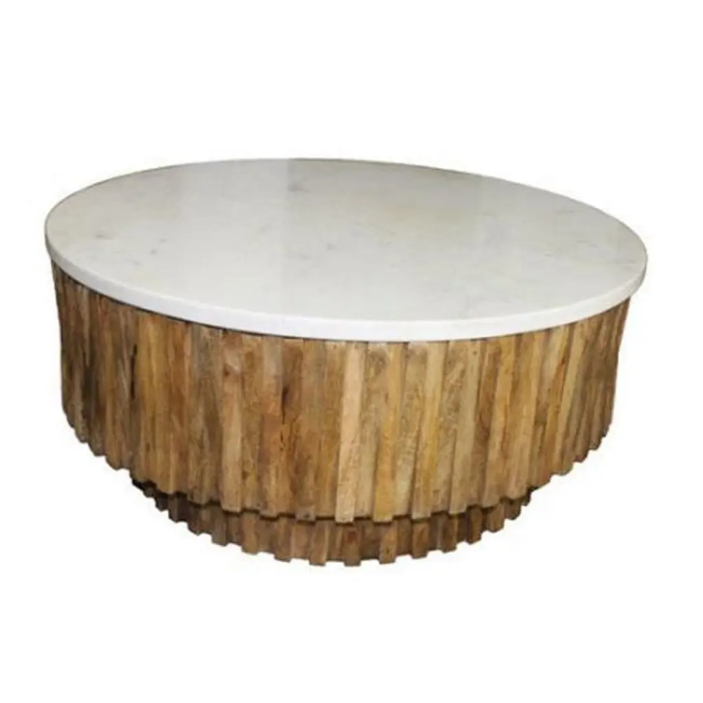 Orlando Marble Top Cocktail Table ComfortCorrect