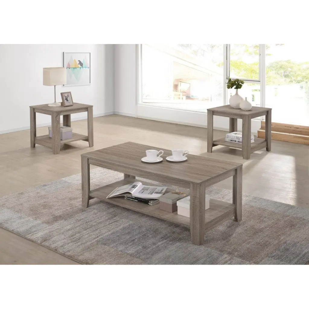 Progressive Furniture Barry Engineered Wood Cocktail Table Dark Taupe Gray