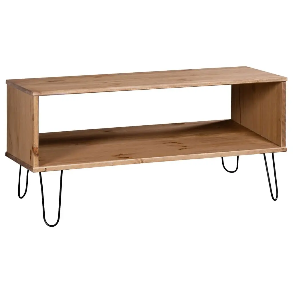 Coffee Table New York Light Wood Solid Pine Wood Modern Living Room Furniture