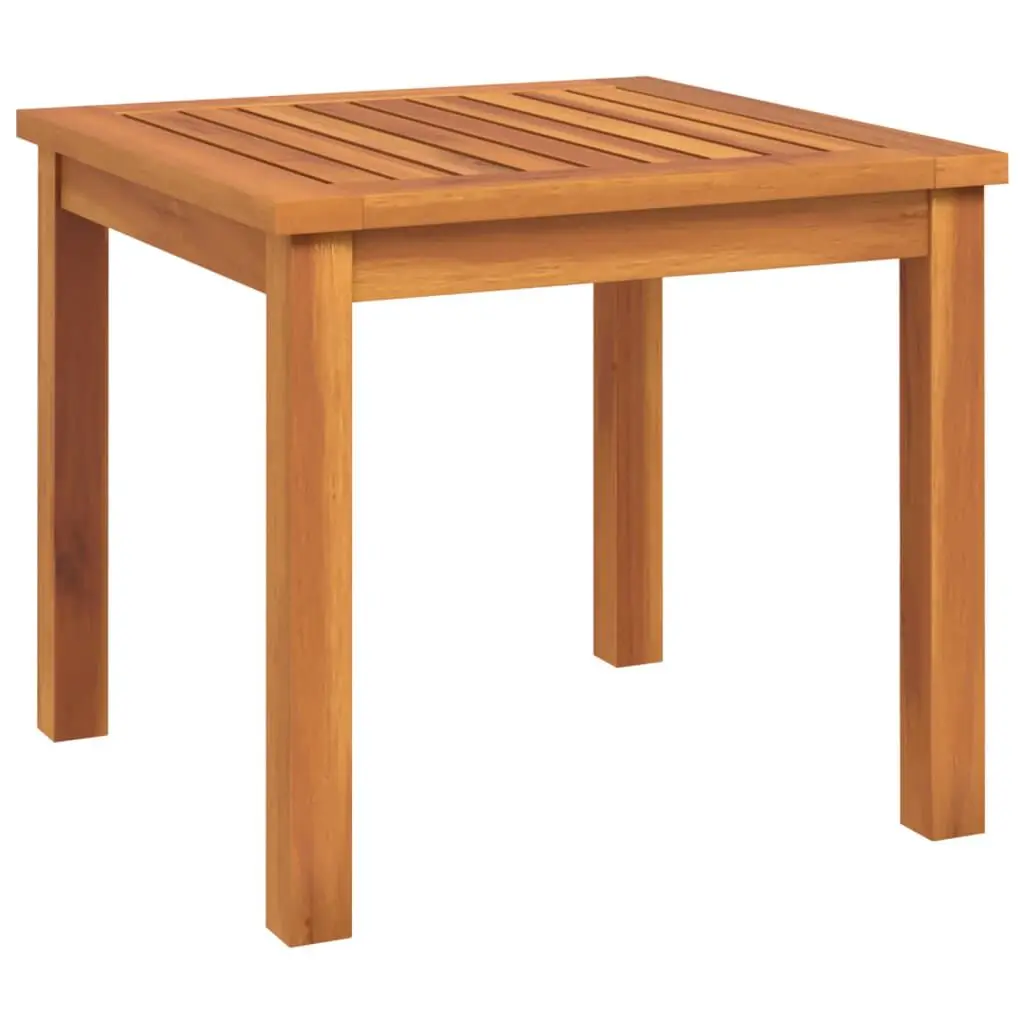 15.7x15.7x14.2 Inch Solid Acacia Wood Coffee Table