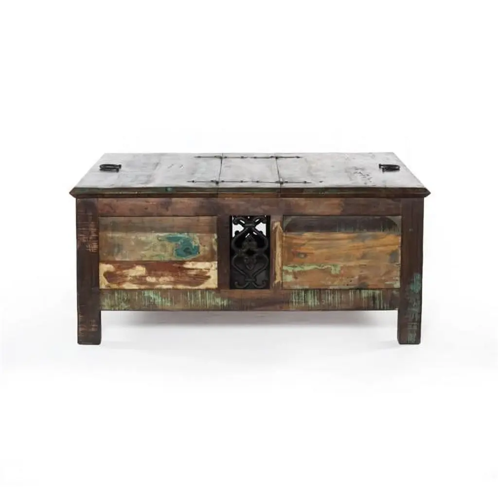 40 x 40 x 18 Inch Trinidad Box Cocktail Table Square Modern Coffee Table ComfortCorrect