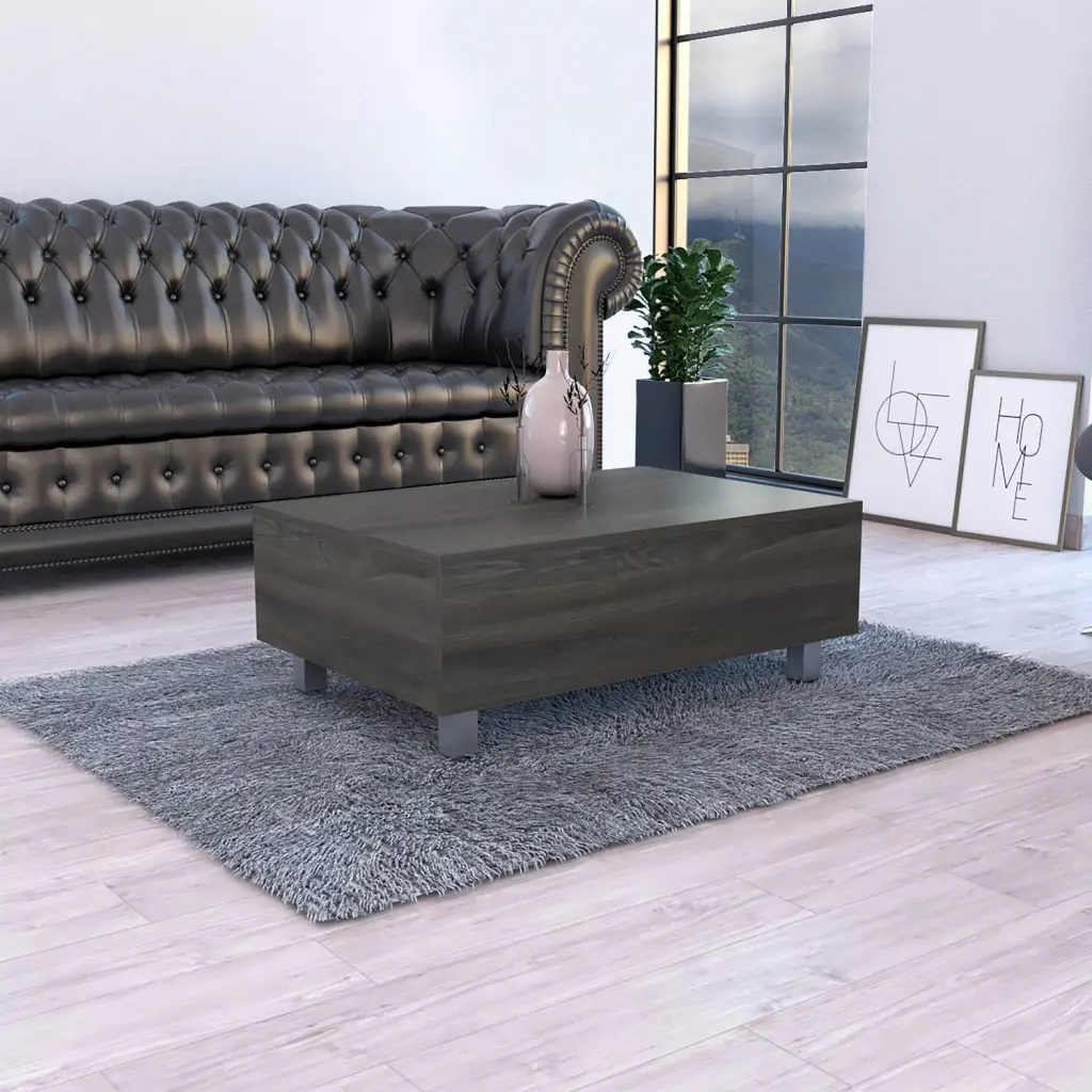 Lift Top Coffee Table Storage Compartment Carbon Espresso Brown depot e-shop