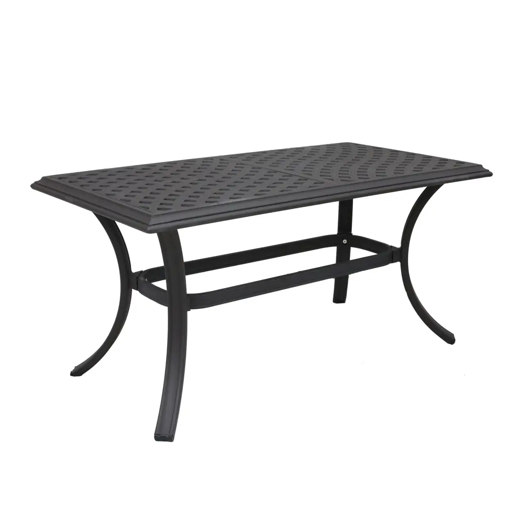 Coffee Table Espresso Brown Light Metal Frame Modern Design gathercraft