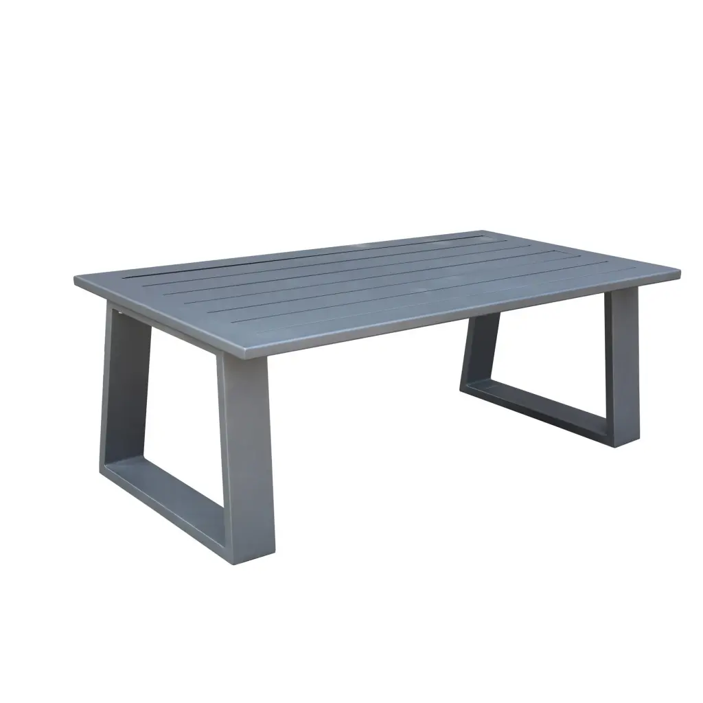 Lela Patio Powder Pewter Coffee Table Outdoor Living Go Green Woods