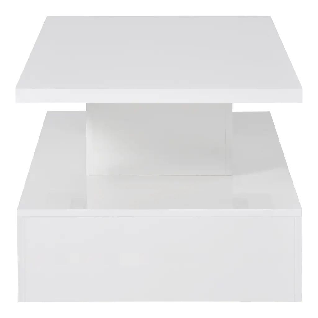 Modern Industrial Coffee Table Cocktail Table LED Lamp on-trend
