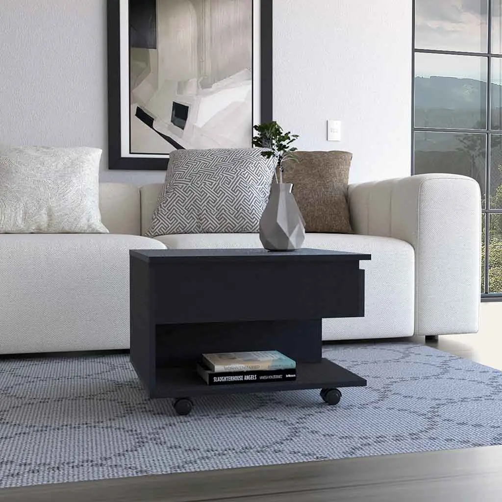 Portland Lift Top Coffee Table Black Modern Living Spaces rta mubles colombia